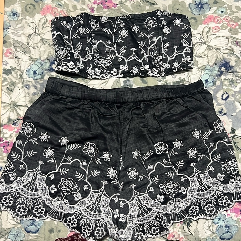 2 piece shorts and top set
